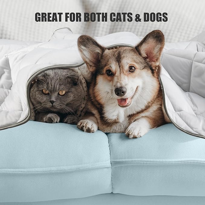 Leekalos Dog Cooling Mat,Pet Cooling Pads for Dogs Blanket,Summer Cooling Bed for Cats Blanket,Portable Pet Cooling Cushion for Home & Outdoor,Keep Cooling for Pets