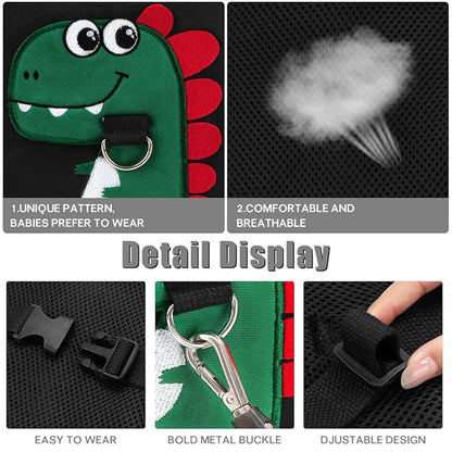 Toddler Leash-Baby Walking Safty Harness and Child Anti Lost Wrist Link for Girls/Boys Travel (Black 2)