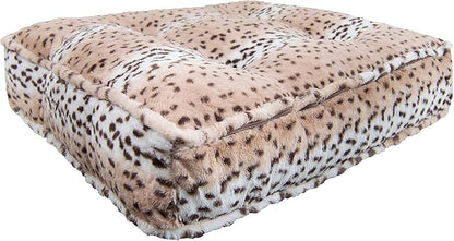 Bessie and Barnie Frosted Willow Extra Plush Shag Faux Fur Luxury Sicilian Rectangle Pet/Dog Bed (Multiple Sizes)