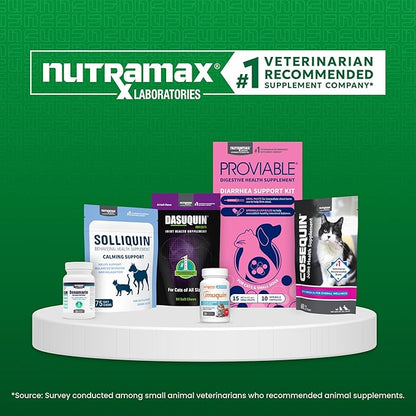Nutramax Imuquin Immune Health Supplement for Cats, with Astaxanthin and Beta Glucans, 30 Sprinkle Capsules