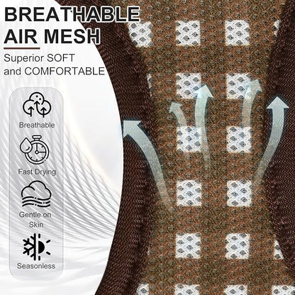 AIITLE No-Pull Pet Harness with a Leash, Plaid Comfort Padded Vest, Step in Dog Harness, Reflective Bands, Soft Breathable Pet Supplies, for Small and Medium Dogs and Cats Chocolate S