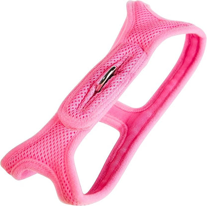 Velpro Mesh Pet Shoulder Harness Collar, 17"-18", Pink