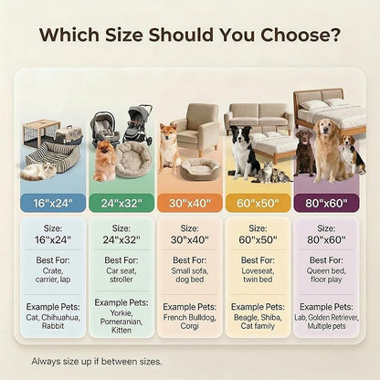 PJYuCien Dog Blanket for Dogs, Puppies and Pets, Lightweight & Portable Fluffy Fleece Throw, Super Soft Plush Cat Blanket for Couch/Car Seat/Furniture, Machine Washable, 30"x40", Grey