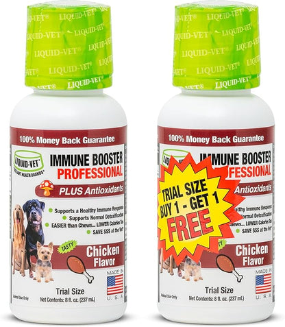 Immune Support for Dogs – Antioxidant Protection & Gut Health – Inulin, Beta-Glucan & Omega-3s / Fish Oil & More! - Made for Picky Eaters