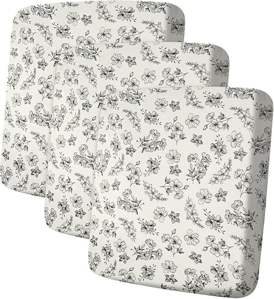 ANARACHON Leather Look Couch Cushion Covers Sofa Seat Slipcovers Sets Couches Furniture Protector for Sectional Armchair Loveseat Pets Kids Stretch Spandex Fabric (3 Cushion Sofa, Beige 01Flower)