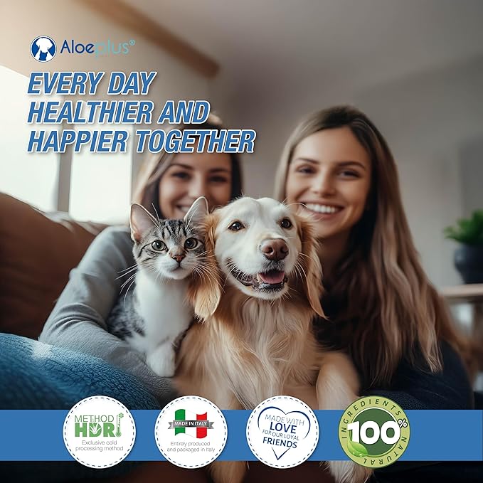 Cats & Dogs Capsules—an Energetic, detoxifying Supplement with Organic Aloe Arborescens. Supports Immunity for Puppies, Adult and Senior Pets, Helps Improve Appetite. 60 Capsules