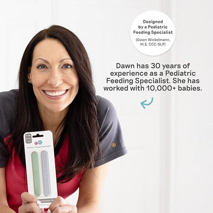 ezpz Tiny Bowl (Pewter) - 6 Months+ - 100% Silicone Suction Placemat + Bowl for Infants - Fits All Highchair Trays - Baby-Led Weaning Supplies