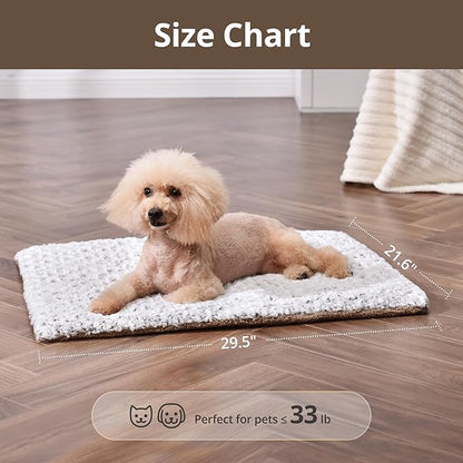 Self Warming Cat Bed, 30" x 21" Self Heating Pet Pad, Double Sided Heated Dog Mat Thermal Blanket, Soft Thermal Pet Cushion for Large Kittens Small Puppy