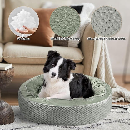 Electric Heated Cat Bed Warmer for Cat & Puppy - Removable, Waterproof, Washable - Thermal Heating with Adjustable Timer & Temperature - Small Dog Size (Gray)