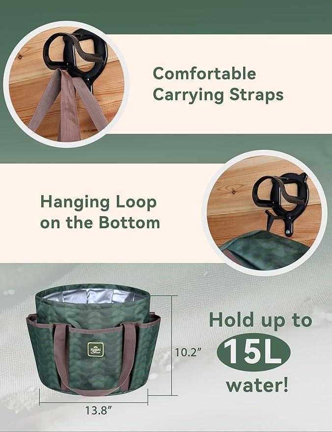 11-Piece Professional Horse Grooming Kit with Waterproof Tote Bag, Non-Slip Silicone Grip Brush Set, Curry Comb, Hoof Pick & Mane Comb Pasture Glow
