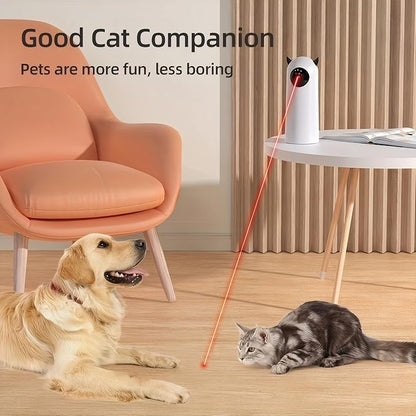Interactive Automatic Cat Laser Toys for Indoor Cats – 4th Gen Rechargeable Laser Pointer with Real Random Motion | Self-Play Cat Enrichment Toys for Bored Adult Cats & Kittens