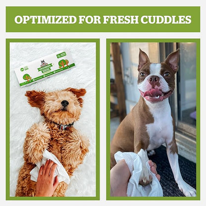 Pogi’s Dog Grooming Wipes – Hypoallergenic Pet Wipes for Paws, Body & Butt – Cleaning & Hydrating, Fragrance Free, 400-Count