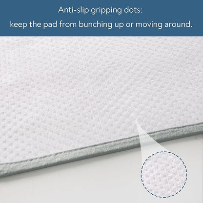 Waterproof Chair Pads for Incontinence, 4 Pack Reusable Seat Protector Pads 22" x 21", Absorbent Wheelchair Pad Covers, Washable Chair Pads for Adults, Kids & Pets - Grey