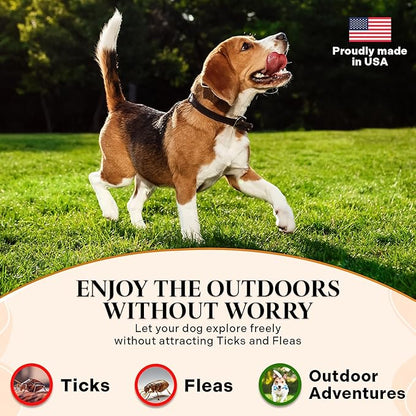 Healthy Dogma - Flee Flea Flee Natural Yeast & Garlic Powder Formula to Keep Fleas and Ticks Away from Dogs - All Natural with No Harmful Chemicals (6 Oz)