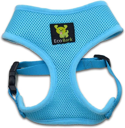 Classic Dog Harness Innovative Mesh No Pull No Choke Design Soft Double Padded Breathable Vest for Eco-Friendly Easy Control Walking for Large Puppies Full Size Breeds & Extra Large Dogs (XXL, Blue)