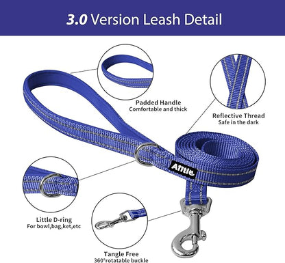 AIITLE Escape Proof Dog Harness - Step in Adjustable Dog Harness No Choke Over with Breathable Mesh and Quick-Release Buckle for All Weather- Outdoor Walking, Training for Medium Dogs Royal Blue XL