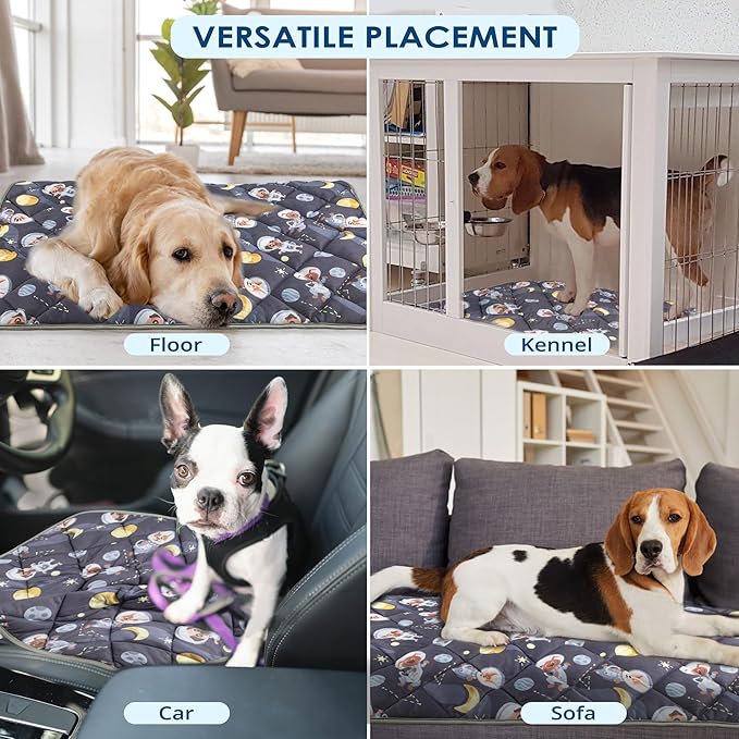 Paw Legend Dog Cooling Mat for Dogs Cat Cooling Pad for Dog Mat Blanket Summer Cool Tech Fabric Washable Sleeping Pad on Kennel Sofa Bed Floor Car Seats, Small
