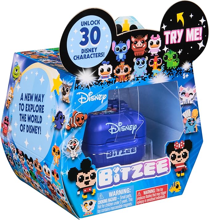 BITZEE, Disney with 30 Interactive Characters Inside, Reacts to Swipes, Tilts & Taps, Disney Toys & Digital Pet Boys & Girls Toys