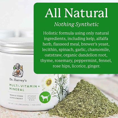 Dr. Harvey's Herbal Multi-Vitamin and Mineral Supplement for Dogs (7 Ounces)