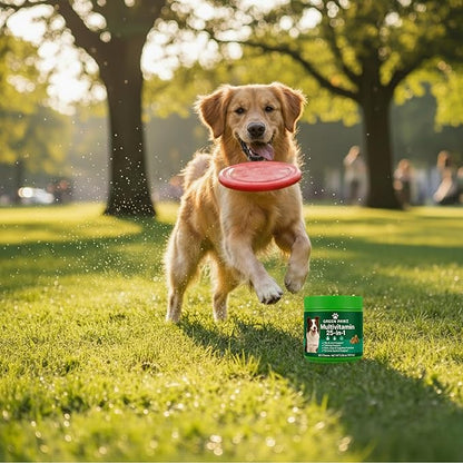 25-in-1 Multivitamin for Dogs – 90 Soft Chews with Glucosamine, Probiotics & Omega 3 – Hip Joint Support, Skin Coat, Gut Health & Immunity – Chicken Flavor, All Ages