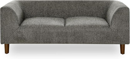 Dog Sofa Couch for Medium Dogs with Backrest and Armrest, Memory Foam Dog Sofa Bed, Modern Elevated Pet Couch Bed with Wooden Legs, Dark Grey