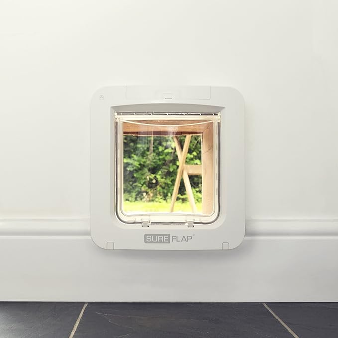 SureFlap Microchip Pet Door Connect Without Hub - Flap Opening is 6 3/4 inches by 7 inches