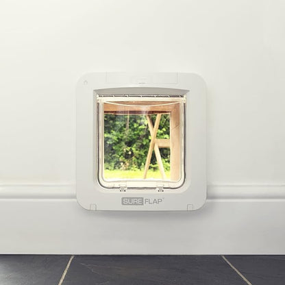 SureFlap Microchip Pet Door Connect Without Hub - Flap Opening is 6 3/4 inches by 7 inches