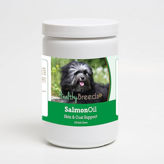 Healthy Breeds Lowchen Salmon Oil Soft Chews 120 Count