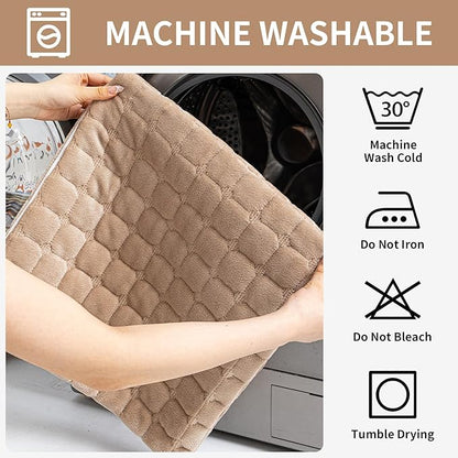 Velvet Couch Covers for Dogs, Dog Sectional Couch Covers, Pet Couchs Cover for 2-3 Seater, Couchs Protector for Dogs, Sectional Sofa Cover for Pet Washable(1PC,Khaki,27.6"×70.9")
