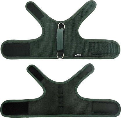 Cat Harness and Leash for Walking Escape Proof Breathable Mesh Fabric, Solid Green, Large, Adjustable Cat Walking Jackets with Handle, Padded Stylish Cat Vest