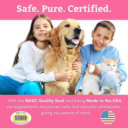 Wholistic Pet Organics Daily Cat & Dog Probiotics for Digestive Health, Anti Diarrhea & Gut Support - Probiotics for Dogs with Digestive Enzymes & Prebiotic Fiber - Cat Probiotic - 8 Oz - 227 Scoops