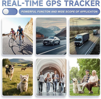 0.8 inch!Hidden Mini GPS Tracker for Vehicles Portable Real Time Magnetic Tracking Device Car Full Global Coverage Location Kids Dogs Trucks Person No Subscription Required Monthly Fee (Ultra mini)