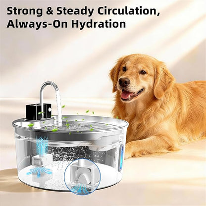 Replacement Pump for 7L/1.8Gal Stainless Steel Pet Fountain Cat Water Fountain Dog Water Dispenser Ultra Quiet Long Lifespan Water Pump