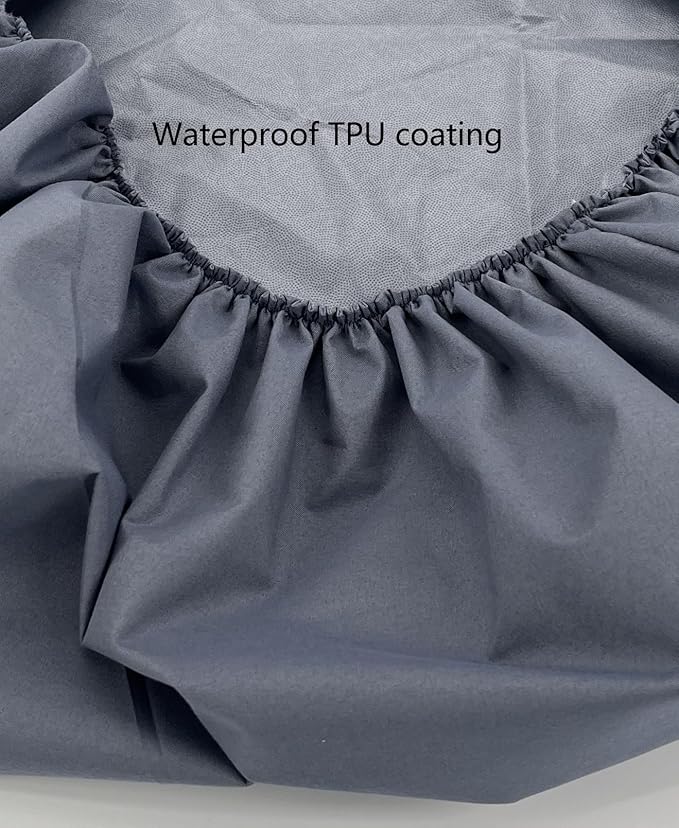 Waterproof Dog Bed Cover Replacement Round 42 Inch Grey