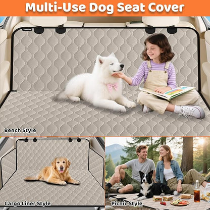URPOWER Dog Car Seat Cover for Back Seat - Waterproof Car Seat Protector for Child Carseat & Pets, Nonslip Car Seat Covers for Cars, SUVs & Small Trucks