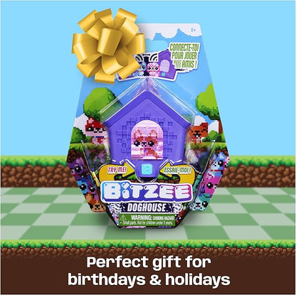 BITZEE, Doghouse Interactive Toy with 15 Puppies Inside, 3D Playroom, Reacts to Touch, Digital Pet Kids Toys for Girls & Boys Ages 5 and up