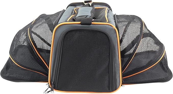 EliteField Expandable Soft Pet Carrier (3 Year Warranty, Airline Approved), Multiple Sizes and Colors Available (17" L x 11" W x 11" H, Gray)