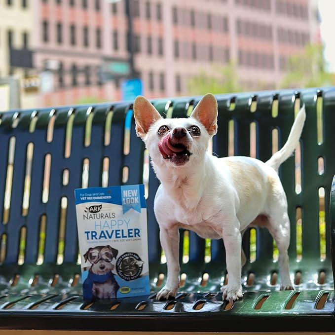 Ark Naturals Happy Traveler Calming Chews for Dogs, Bundle Pack