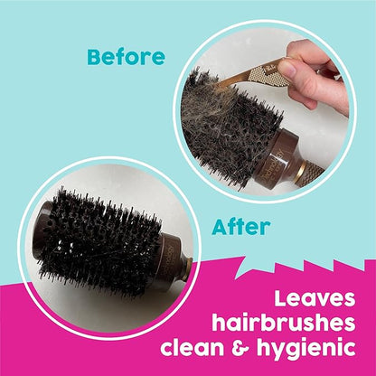 Pikk-it® Amazing Tool for Your Vacuum that Removes Tangled Hair in Seconds, Improves Cleaning Power & Efficiency. Great on Pet & Human Hair, Super Strong (Twin Pack)