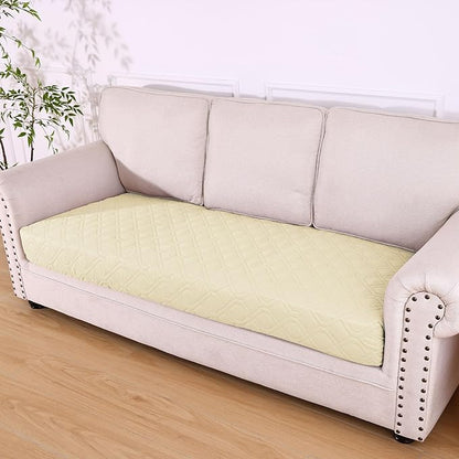 hyha Waterproof Dog Bed Blanket, Soft Pet Blankets, Waterproof Couch Cover for Dogs, Reversible Sofa Covers Washable for Furniture (40x70 Inch, Beige/Beige)