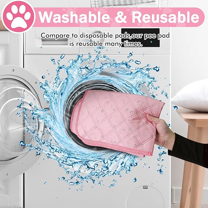 Siedihit Dog Cat Playpen, Puppy Pet Playpen Indoor for Small Dog Crate Tent Cage Outdoor, Portable Pop Up Dogs Enclosure Kennel with Carrying Case for Dogs/Cats/Rabbits(Pink, Small with pad)