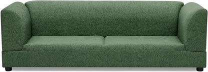 56.5" Dog Sofa Couch for Medium and Large Dogs with Backrest and Armrest, Memory Foam Dog Sofa Bed, Modern Elevated Pet Couch Bed with Legs for Dogs, Green
