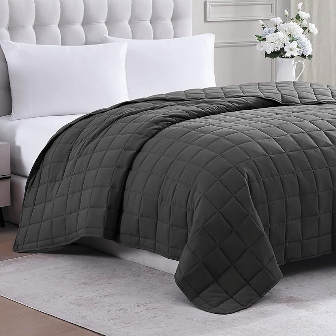 Casa Platino King Duvet Insert - Soft Blankets Lightweight King Size Bedding, Cooling Pre-Washed - Down Alternative Blanket - Charcoal
