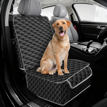 XHRING Dog Car Seat Cover Front Seat Dog Cover for Honda Passport Pilot Ridgeline 2000-2025 2026 Accessories, Waterproof & Nonslip Front Passenger Pet Front Seat Covers, Fits for Large SUV Truck