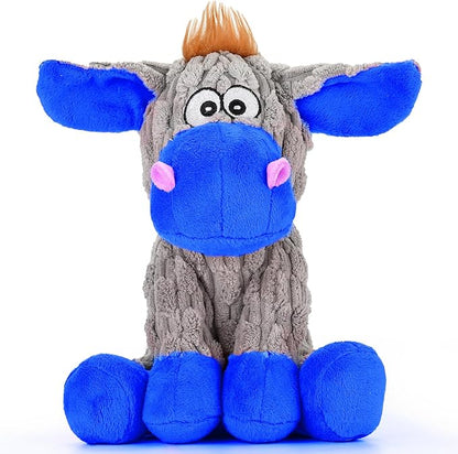 loncoldy Squeaky Dog Toys, Plush Chew Toys for Dogs, Crinkle Interactive Squeaky Stuffed Dog Toy for Small Medium Large Breeds, Dog Toy to Keep Them Busy, Pet Toys for Dogs