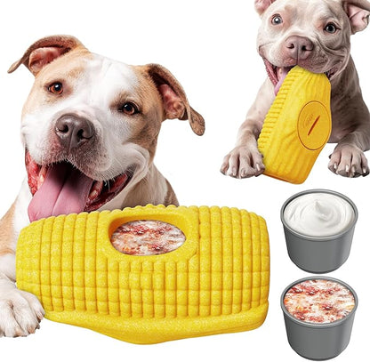 Multi-Functional Interactive Dog Toys for Aggressive Chewers, Indestructible Dog Toys for Medium/Large Breeds,Frozen Dog Treat Holder to Keep Them Busy,Reduces Anxiety(Pack of 1)
