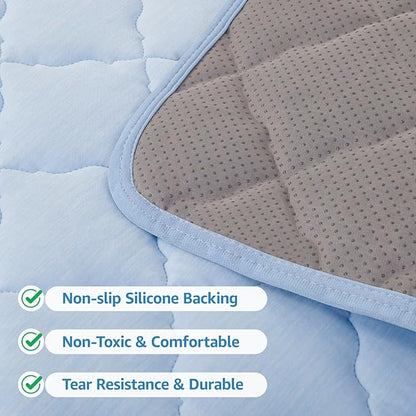 LOOBANI Dog Cooling Mat for Extra Large Dogs - 50" x 38" Cooling Mat for Summer with Anti-Slip Bottom, Durable & Leakproof Pet Cool Mat for Dogs, Cats, Indoor & Outdoor Use, Sofas, Bed, and Floor