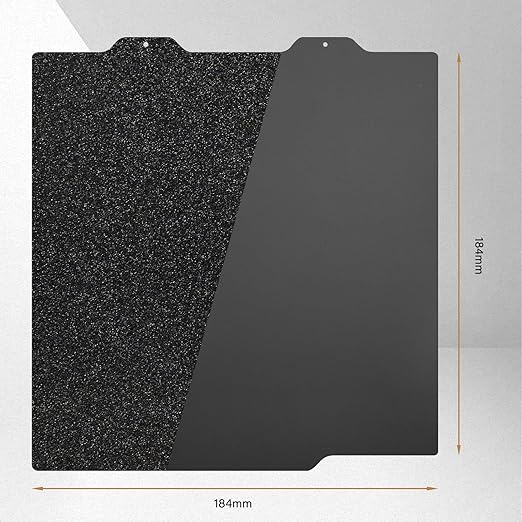 184mm Smooth PEI & Textured PEI 3D Printing Bed Adhesive Build Plate – Compatible with Bambu Lab A1 Mini