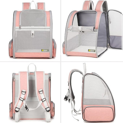 Texsens Innovative Traveler Bubble Backpack Pet Carriers for Cats and Dogs