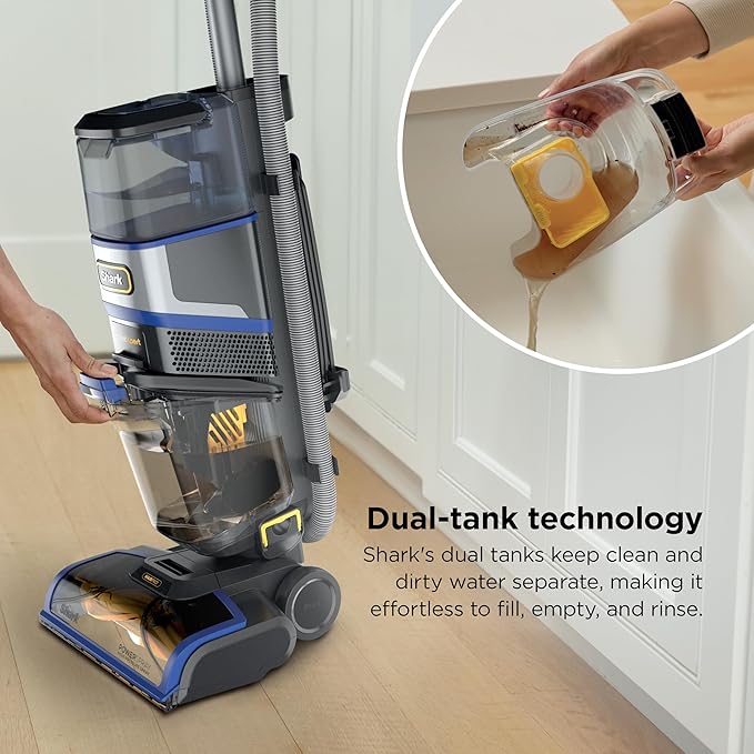 Shark CarpetXpert HairPro | Upright Carpet, Area Rug & Upholstery Cleaner | Carpet Shampooer | Handheld Spot & Stain Eliminator | Pet Hair Pickup & Odor Removal | 2 Cleaning Tools | Cobalt | EX251BRN